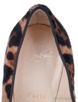 Sakoutte Leopard Pony Hair Flat