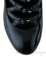 Black Patent Other Open Shoes