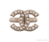 Pearl CC Logo Ring