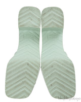 Gucci Rubber Slide Pastel Green Sandals