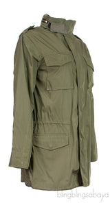 Army Green Polyester Jacket
