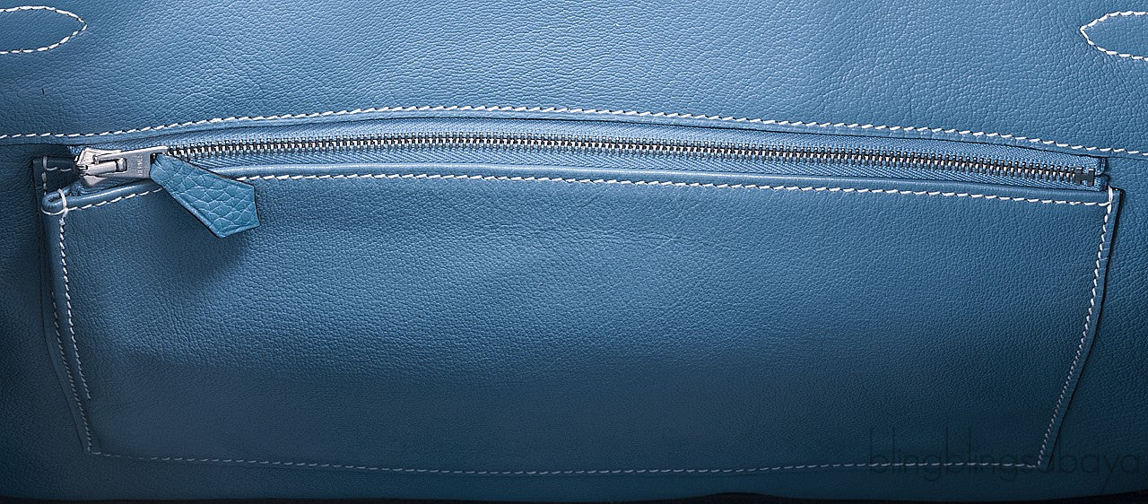 Birkin 35 Blue Jean Togo
