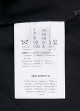 Black Broderie Anglaise Asymmetric Hem Dress