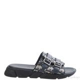 Dior Beige and Black Dior Oblique Technical Jacquard Kids Sandals