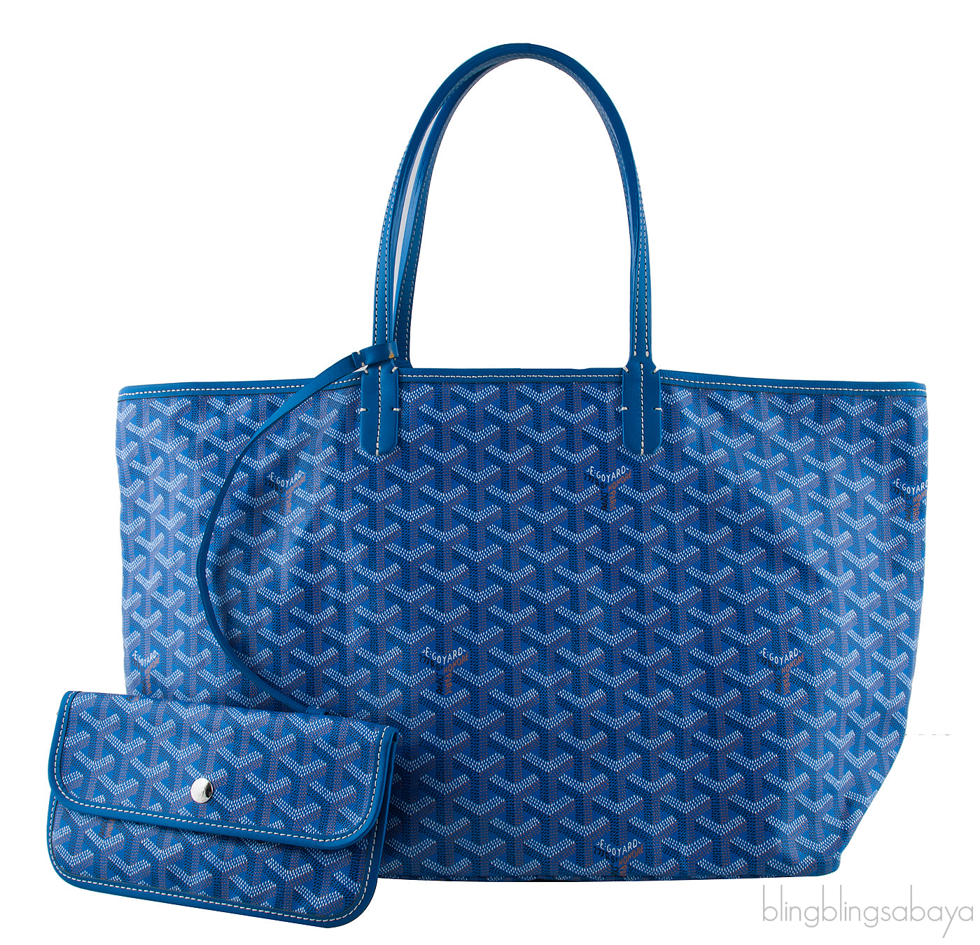 Saint Louis Claire Voie Blue Tote