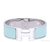 Bi-color Clic Clac H Wide Bracelet