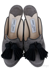 Suede Dexley Tassle Mule