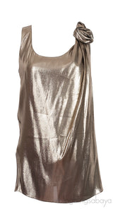 Metallic Sleeveless Top