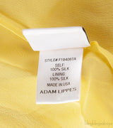 Yellow Silk Maxi Skirt