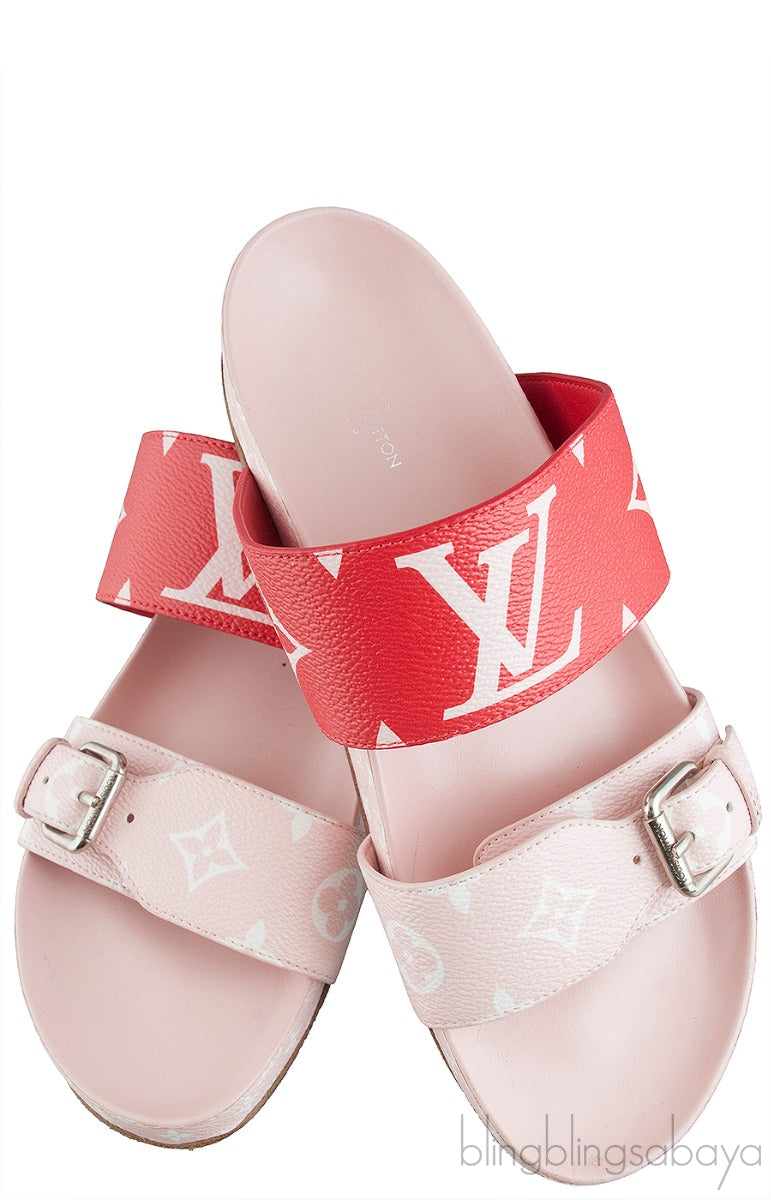 Bom Dia Flat Mule Light Pink