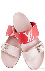 Bom Dia Flat Mule Light Pink