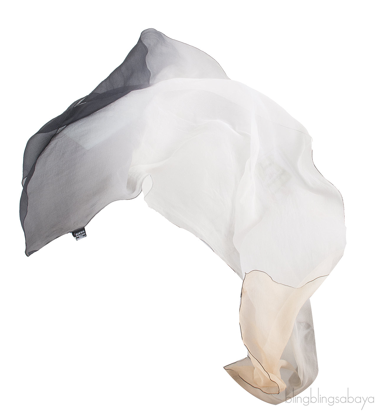 Gradient Silk Long Scarf
