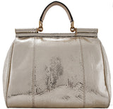 Snakeskin Miss Sicily Metallic Gold