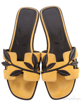 Oran Leaf Bi-color Sandals