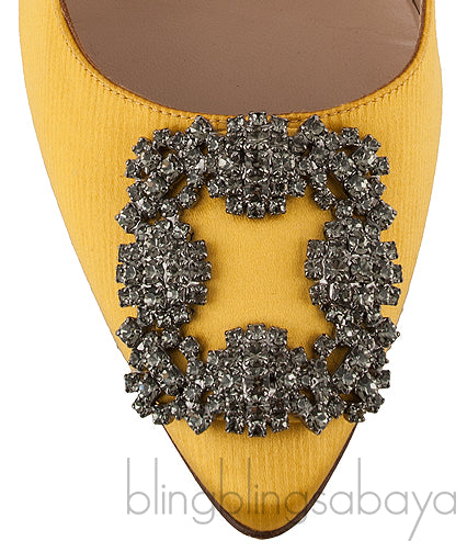 Yellow Satin Hangisi Pump