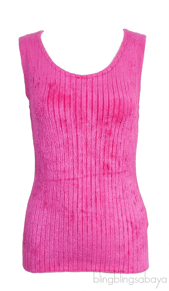 Fuchsia Sleeveless Tank Top
