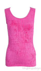 Fuchsia Sleeveless Tank Top