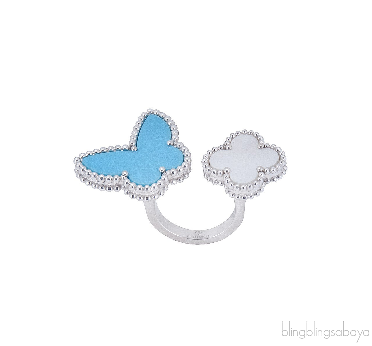 Lucky Alhambra Turquoise Ring