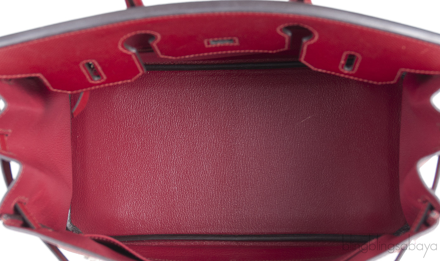 Birkin 30 Rubis Epsom PHW