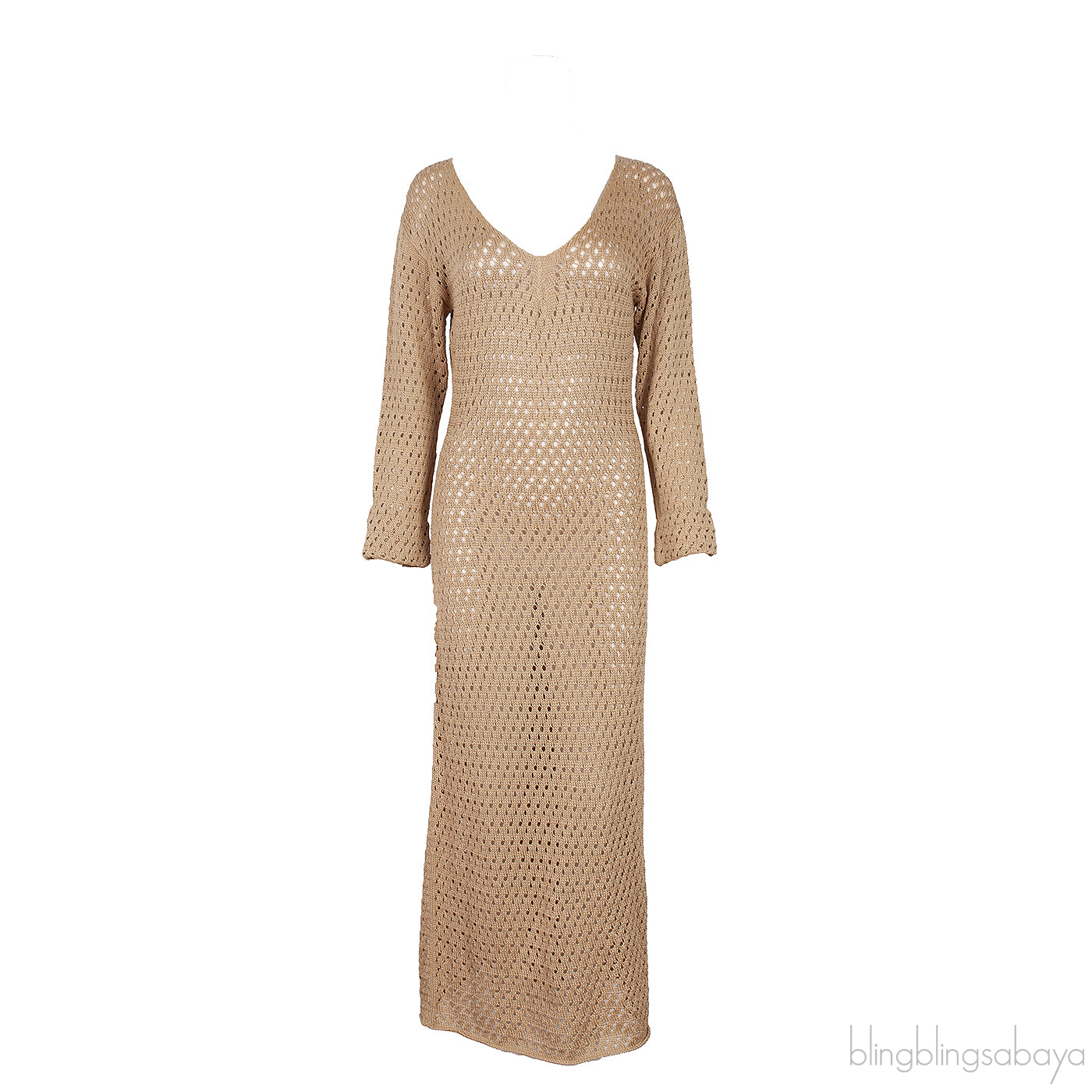 Winona Open-Knit Pima Cotton Dress