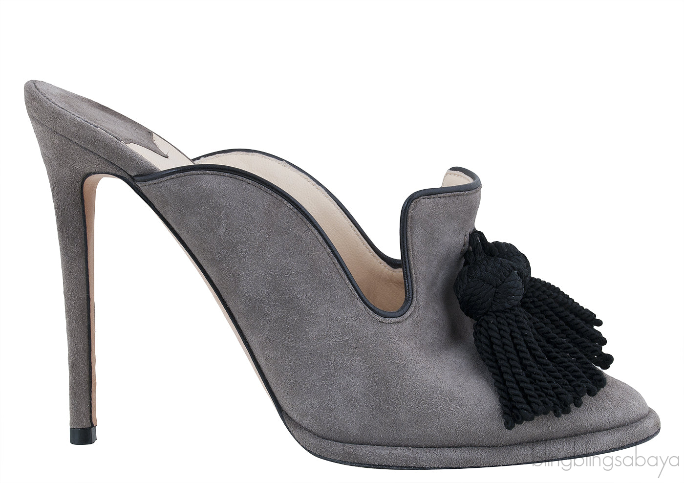 Suede Dexley Tassle Mule