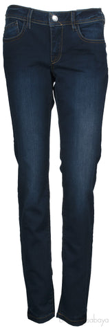 Floral Embroidered Blue Jeans