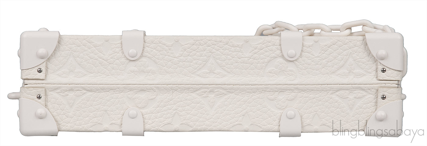 Monogram Powder White Wallet Trunk