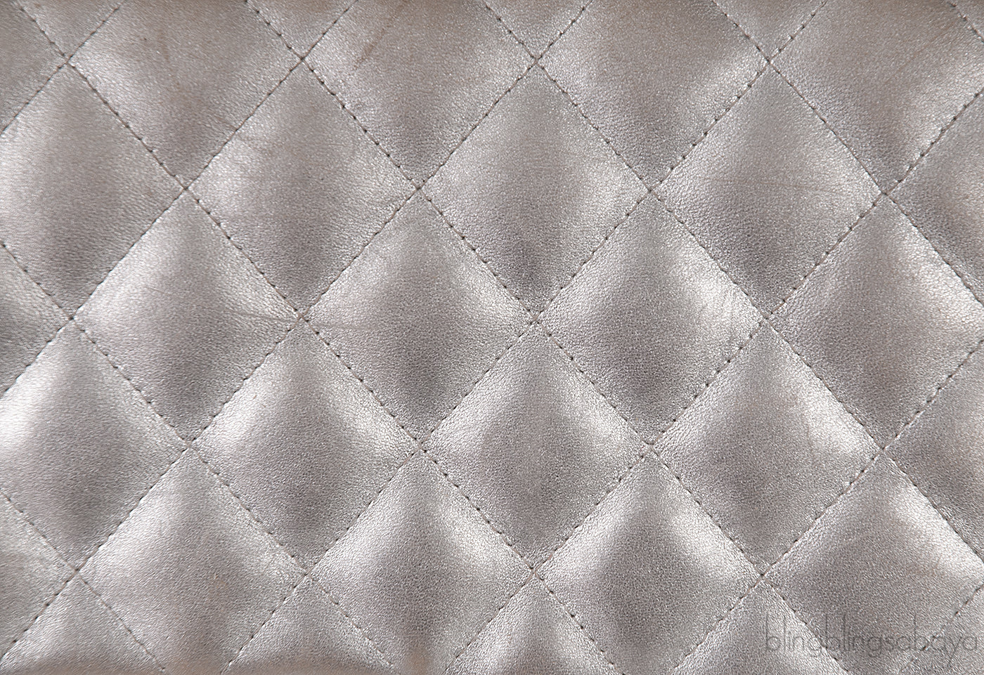 Chanel Silver Quilted Classic Jumbo Flap Bag PHW