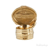 Arty Oval Ring in Black