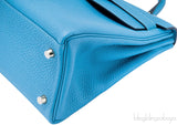 Kelly 32 Blue Turquoise Togo GHW
