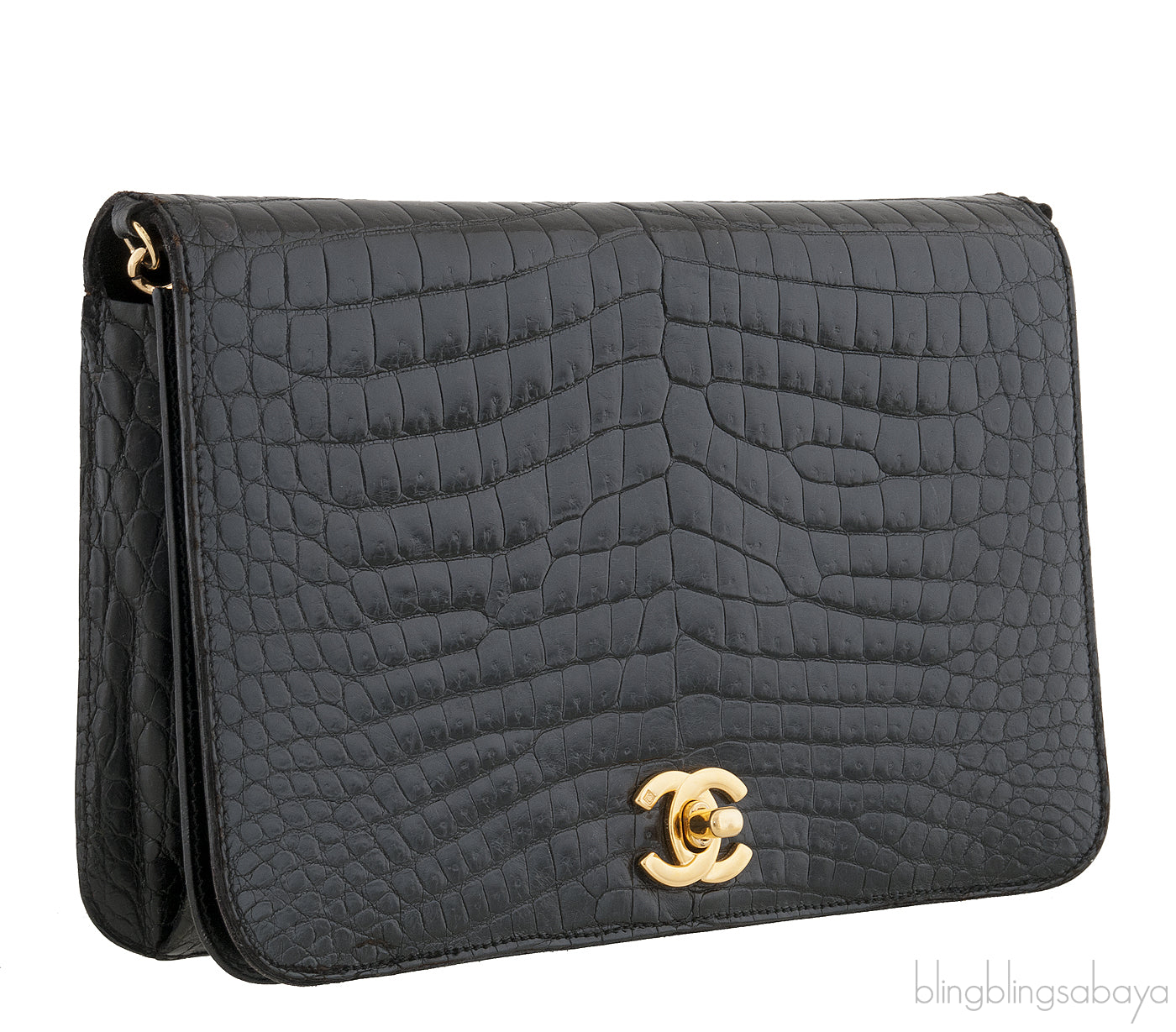 Vintage Crocodile WOC Clutch