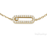 Yellow Gold Move Uno Diamond Bracelet