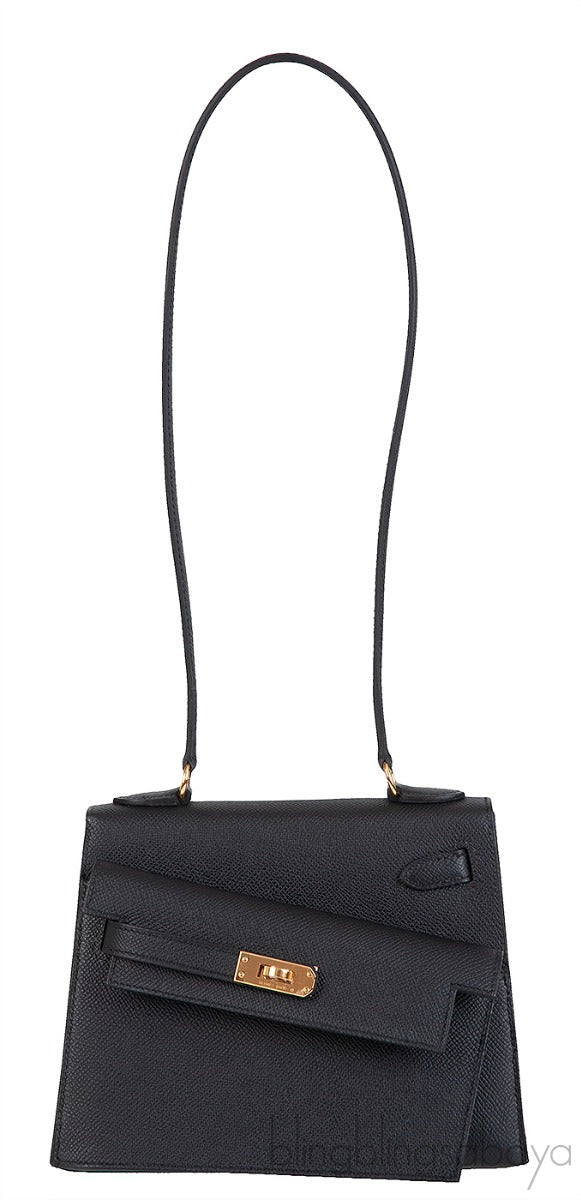 Kelly 20 Desorder Black Epsom Sellier GHW
