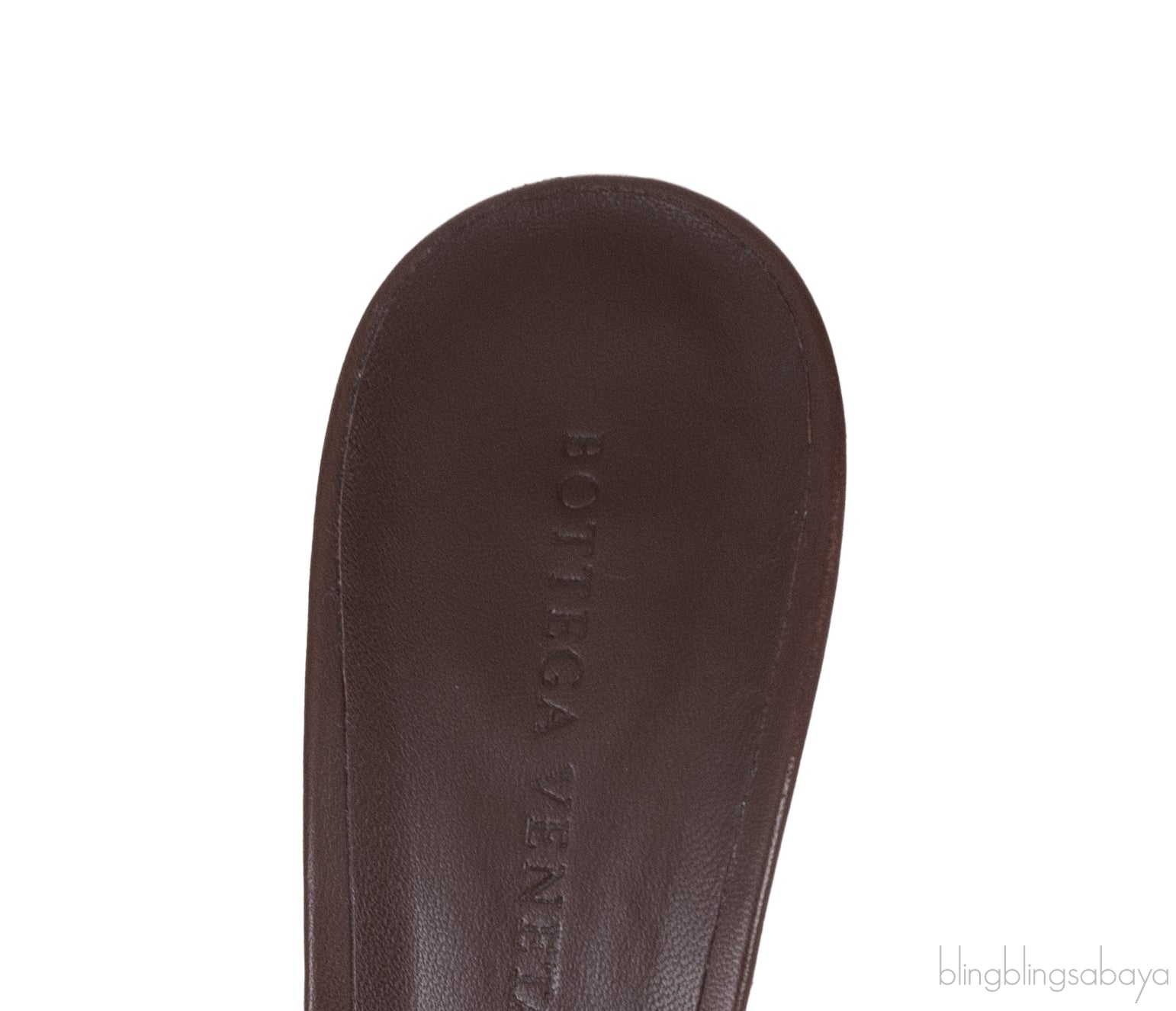 Brown Nappa Quilted Lido Mule Sandals