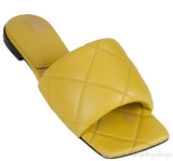 Bottega Veneta Apple Green BV Rubber Lido Sandals