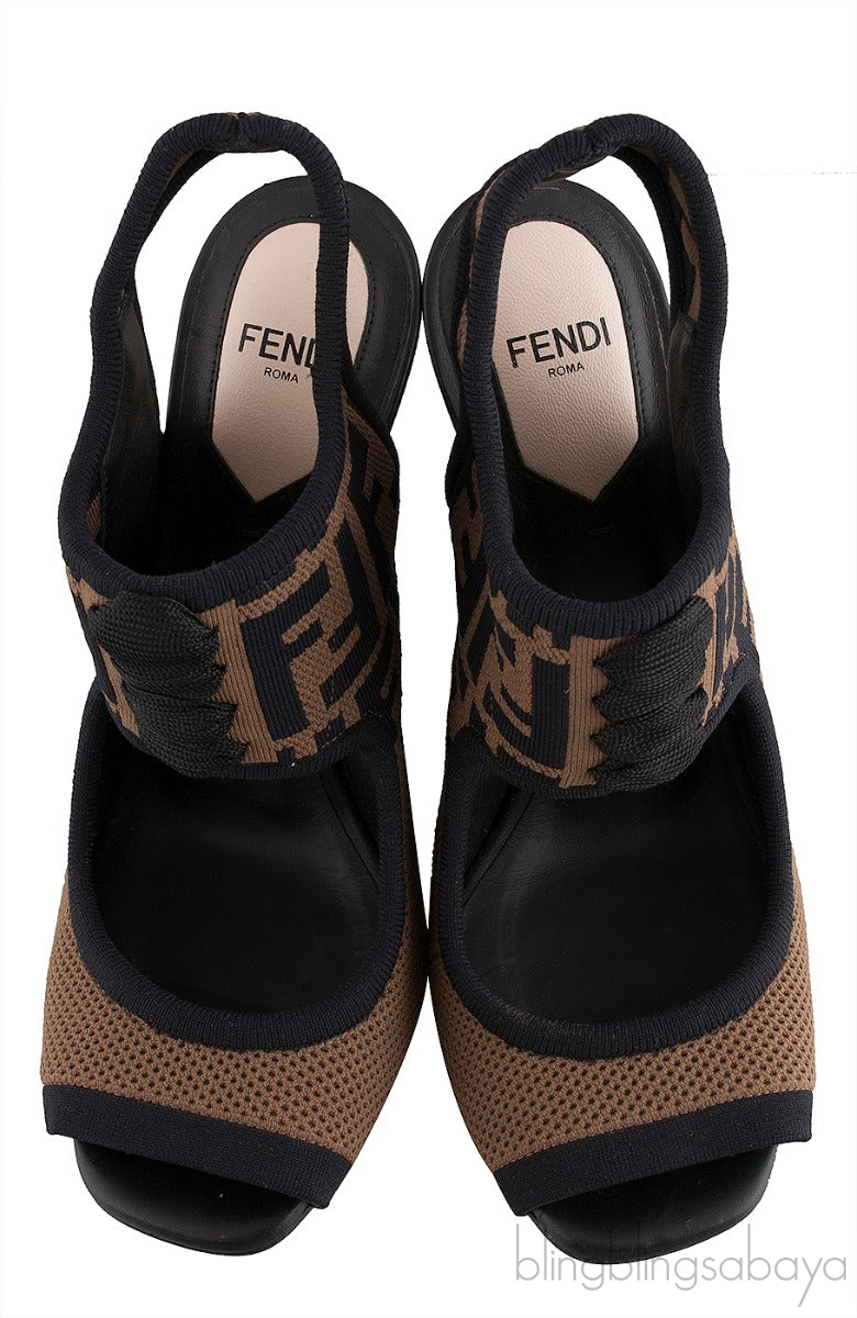 FF Logo Stretch Sandals