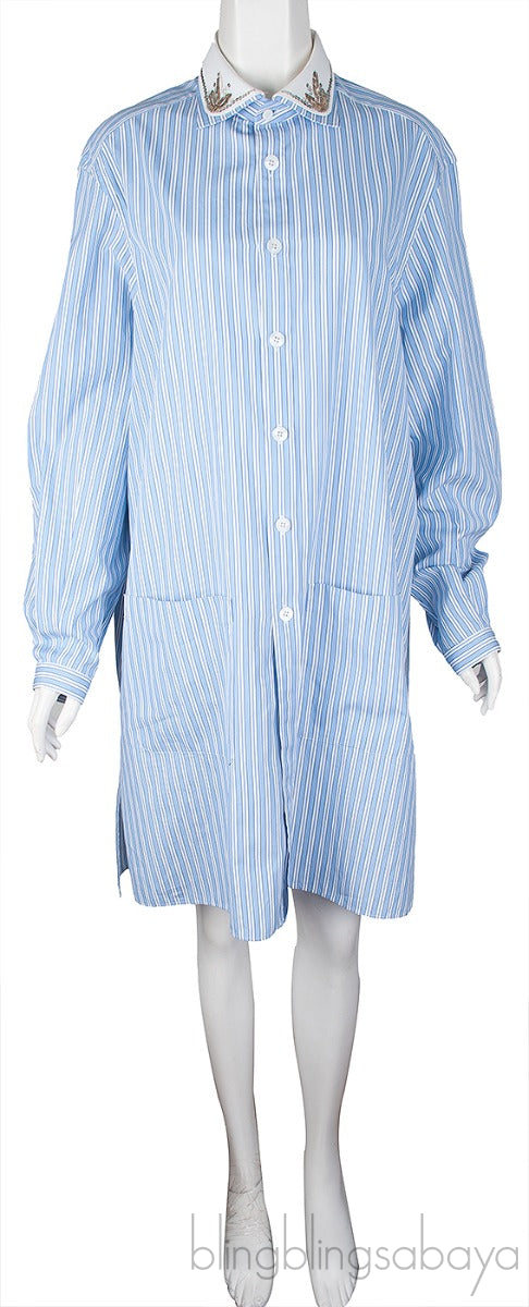 Oversize Shirt Dress w/ Pocket