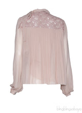 Blush Pleated Blouse
