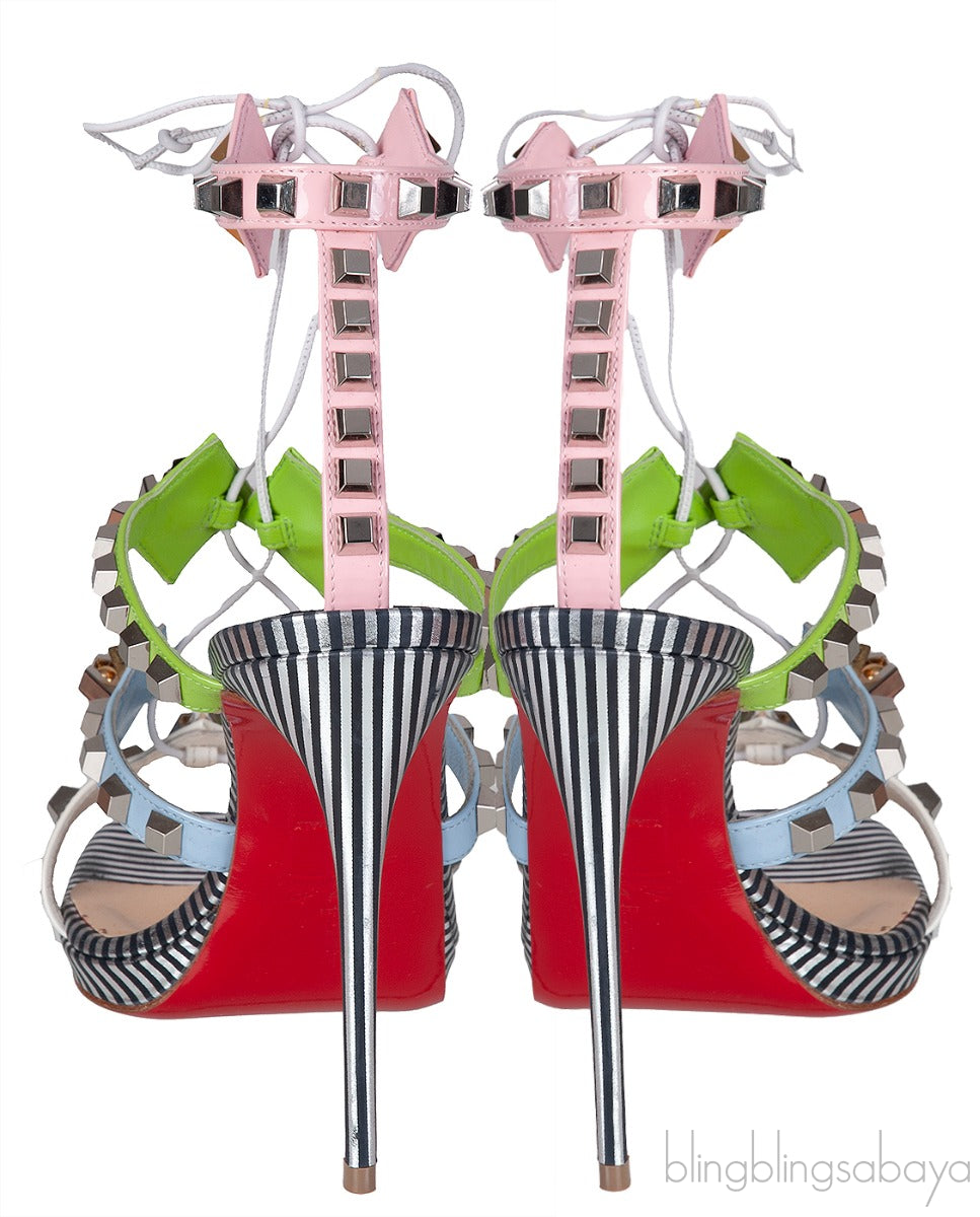 Multiplaticool Studded Multicolor Sandals