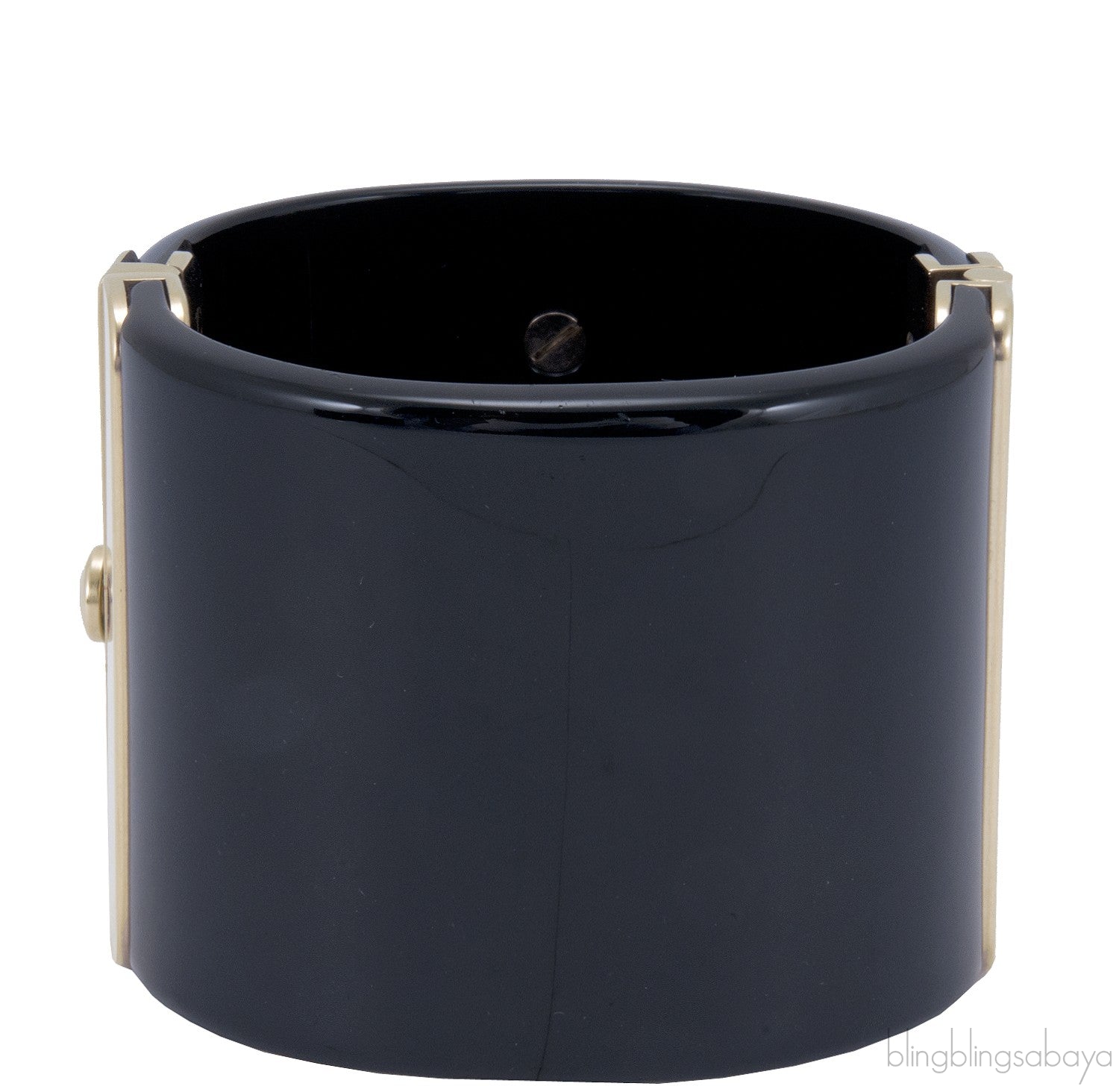 CC Pearl Crystal Black Cuff Manchette