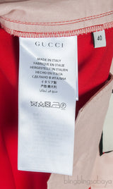 Red Wide Hem Trouser