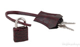 Kelly 28 Bordeaux Crocodile PHW