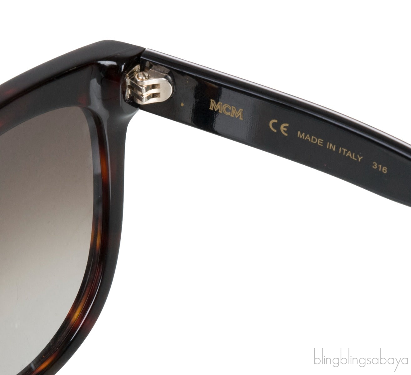 MCM639S Tortoise Cognac Visetos Sunglasses