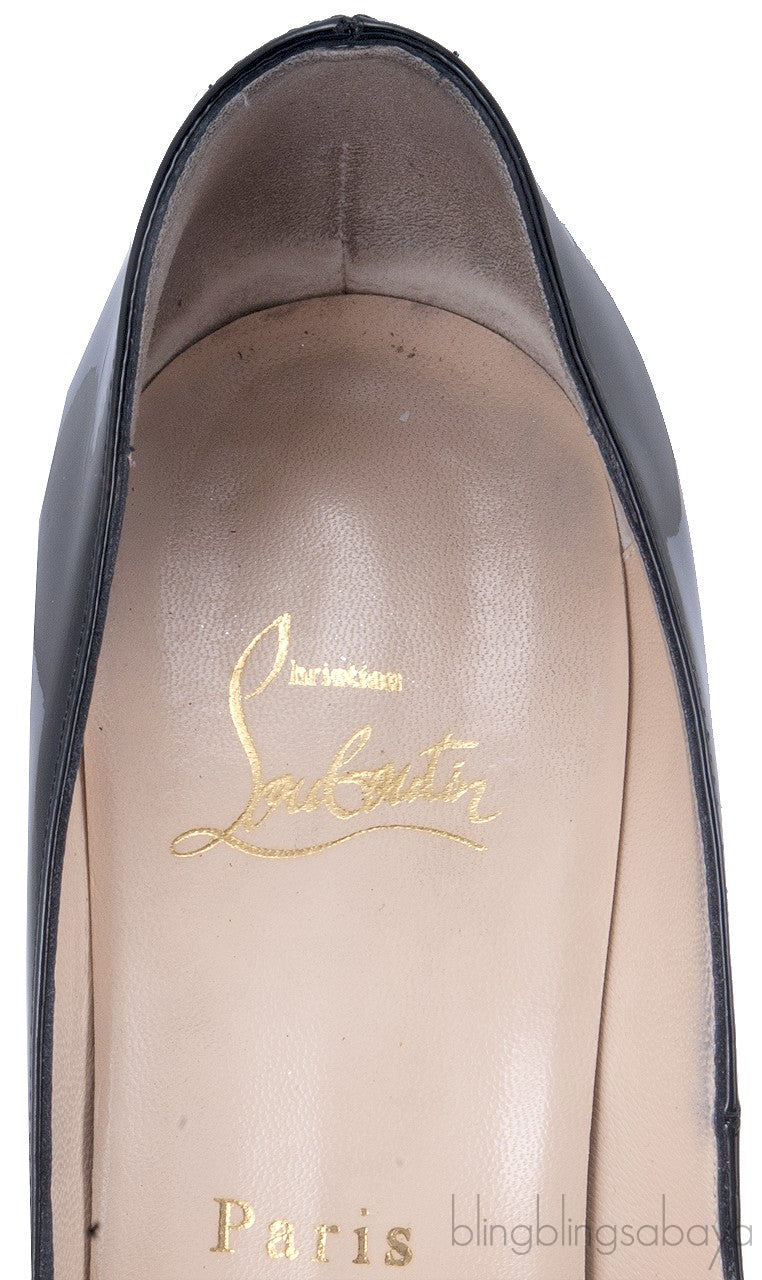 Lady Peep 150 Patent Calf Heels