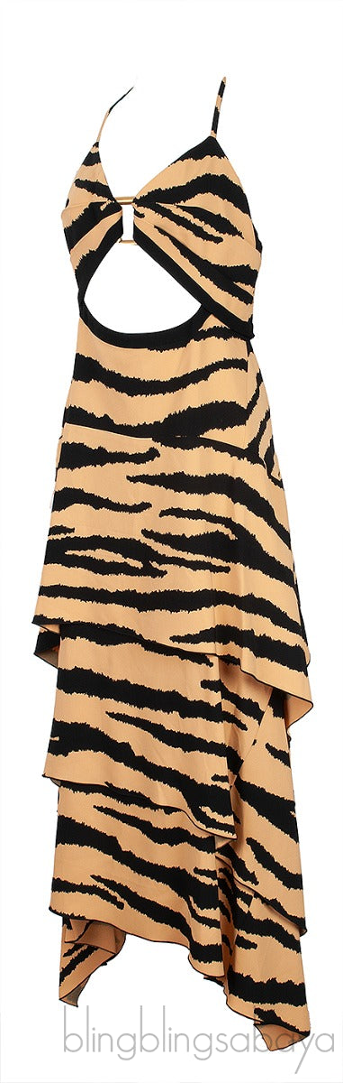 Tiger Print Cami Dress