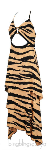 Tiger Print Cami Dress