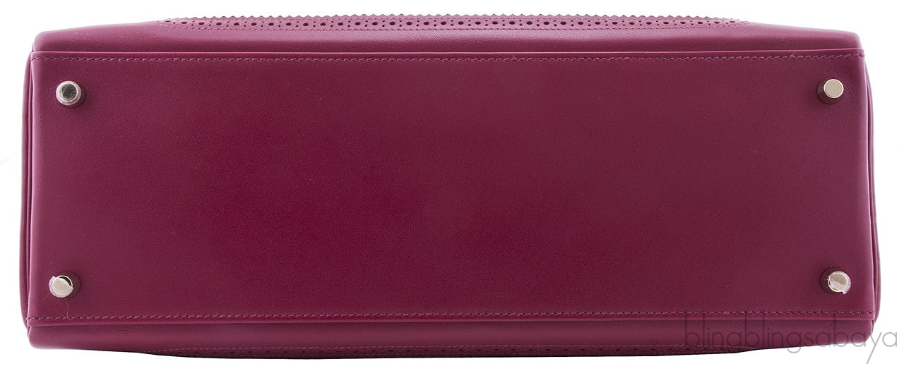 Kelly 35 Ghillies Rubis Tadelakt