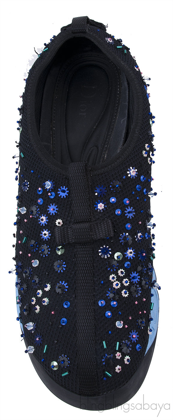 Sequin Black Fushion Sneakers