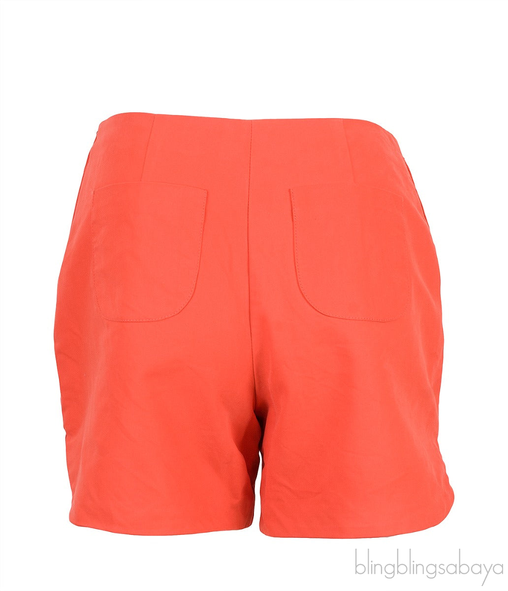 Coral Cotton Shorts