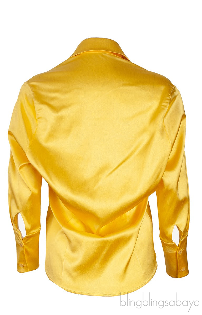 Plain Yellow Long Sleeve Shirt